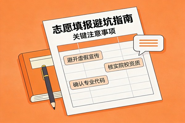 志愿填报常见失误及避坑指南
