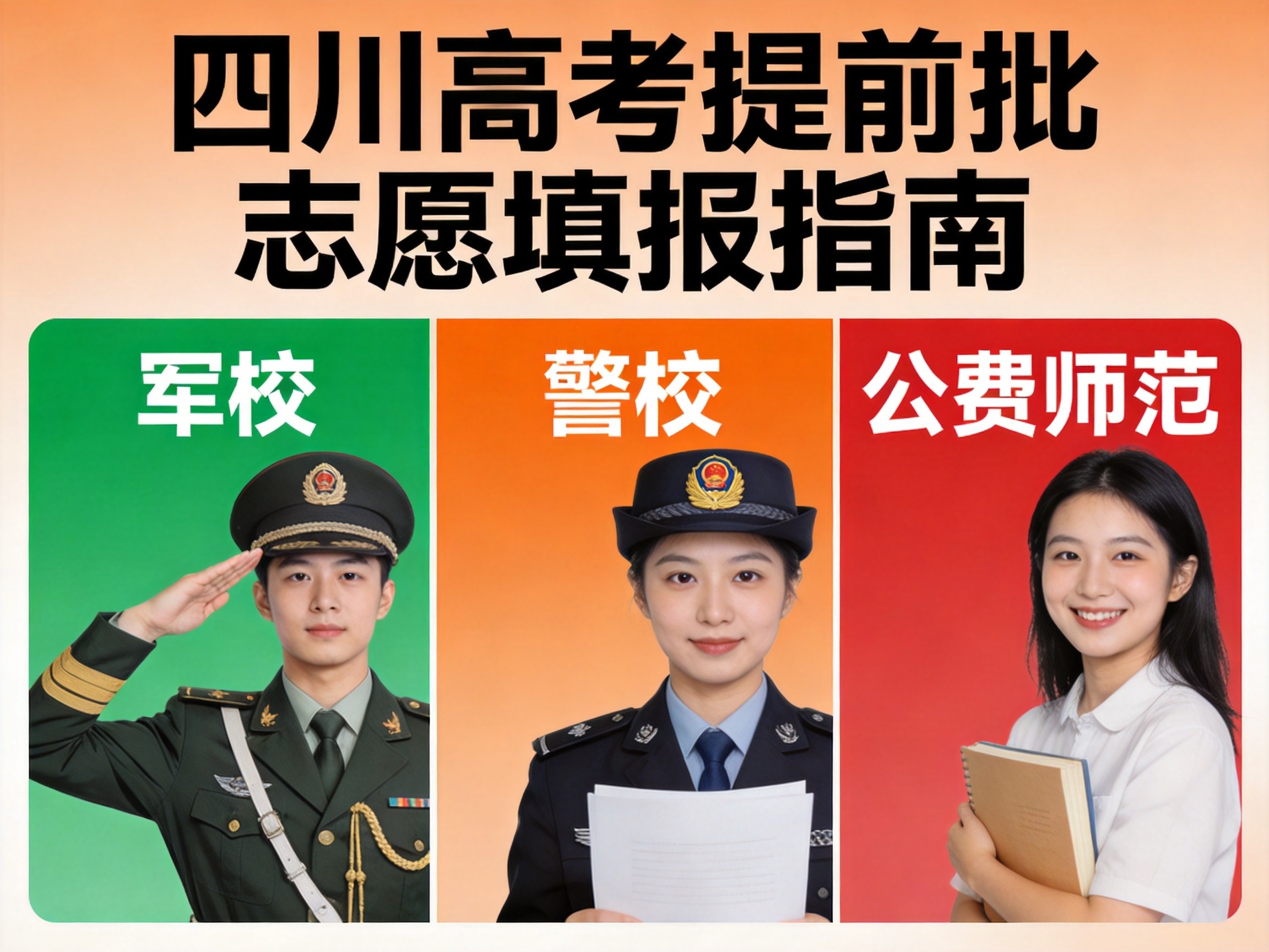 四川高考提前批志愿填报指南