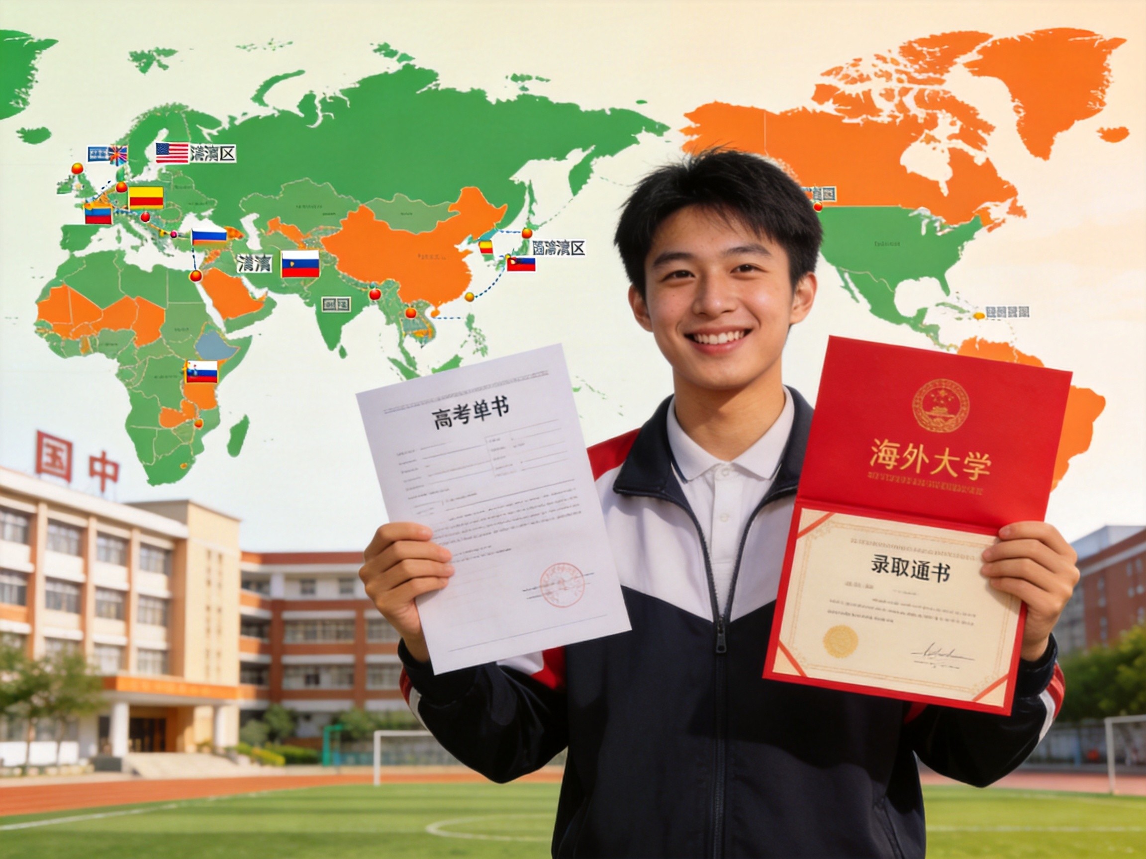 高考成绩直申海外大学