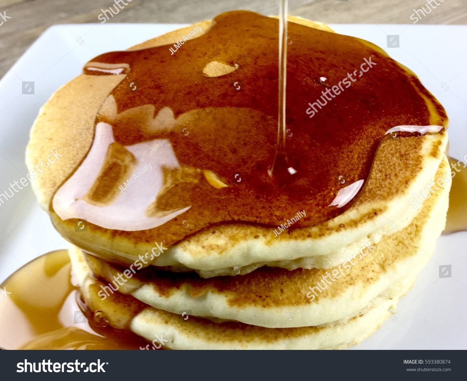 food maple pancake